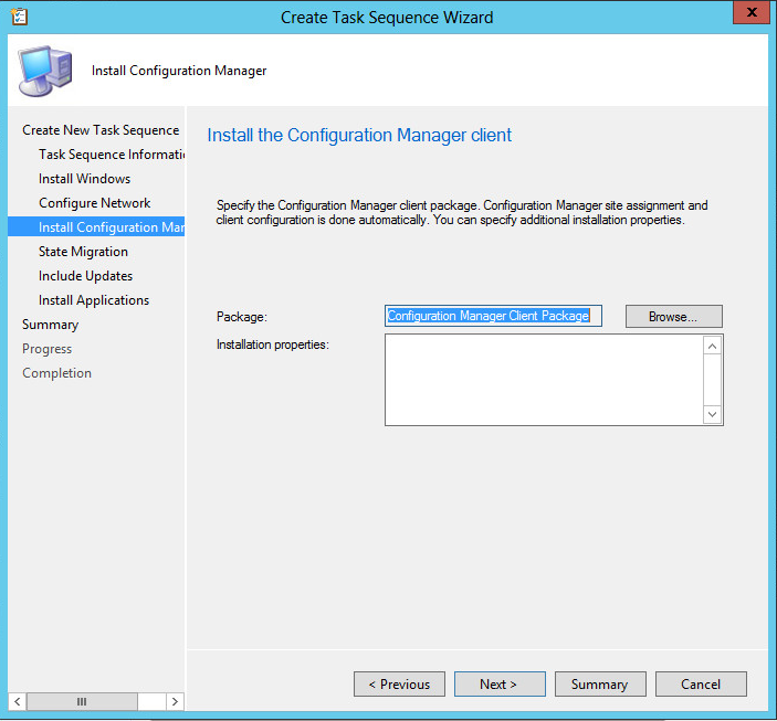 install configmgr client